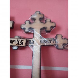 Крест деревянный №001